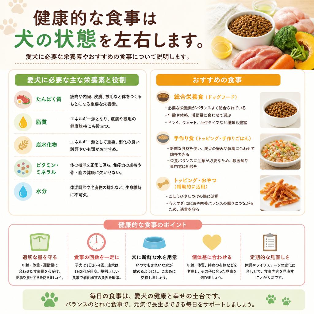 愛犬の食事管理
