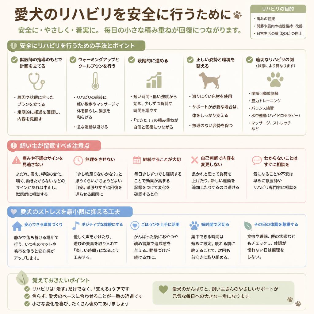 安全なリハビリ方法