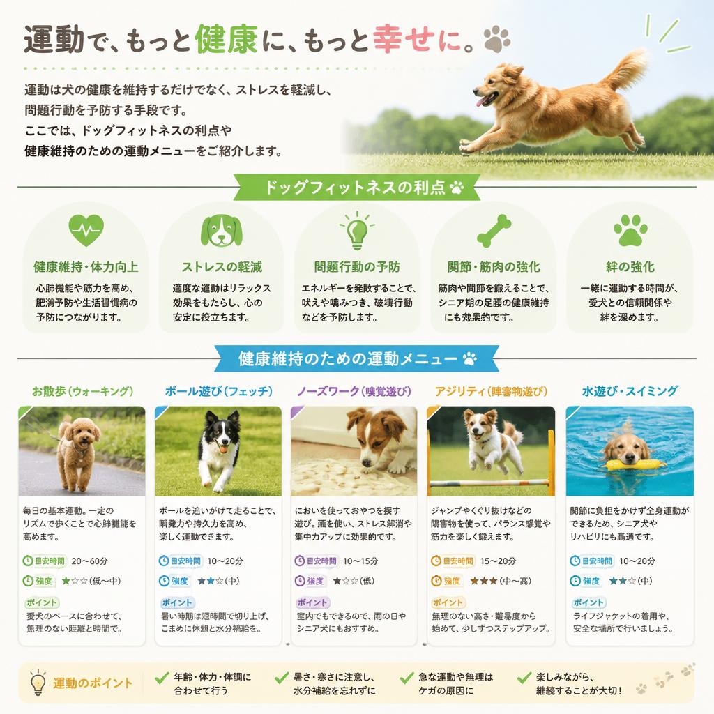 愛犬のためのフィットネスの重要性