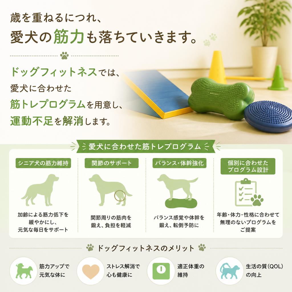 筋トレで愛犬の健やかな体づくり