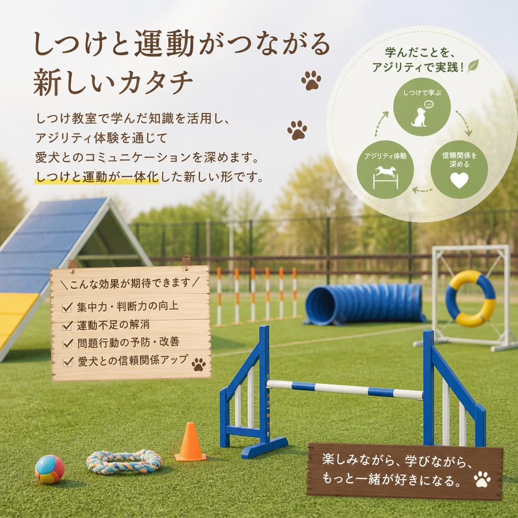 しつけ教室と連携したプログラム