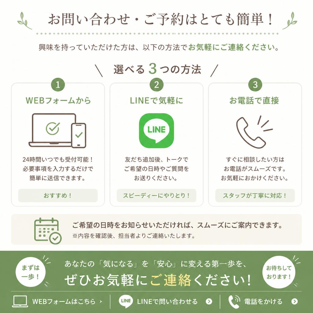 お問い合わせ・予約