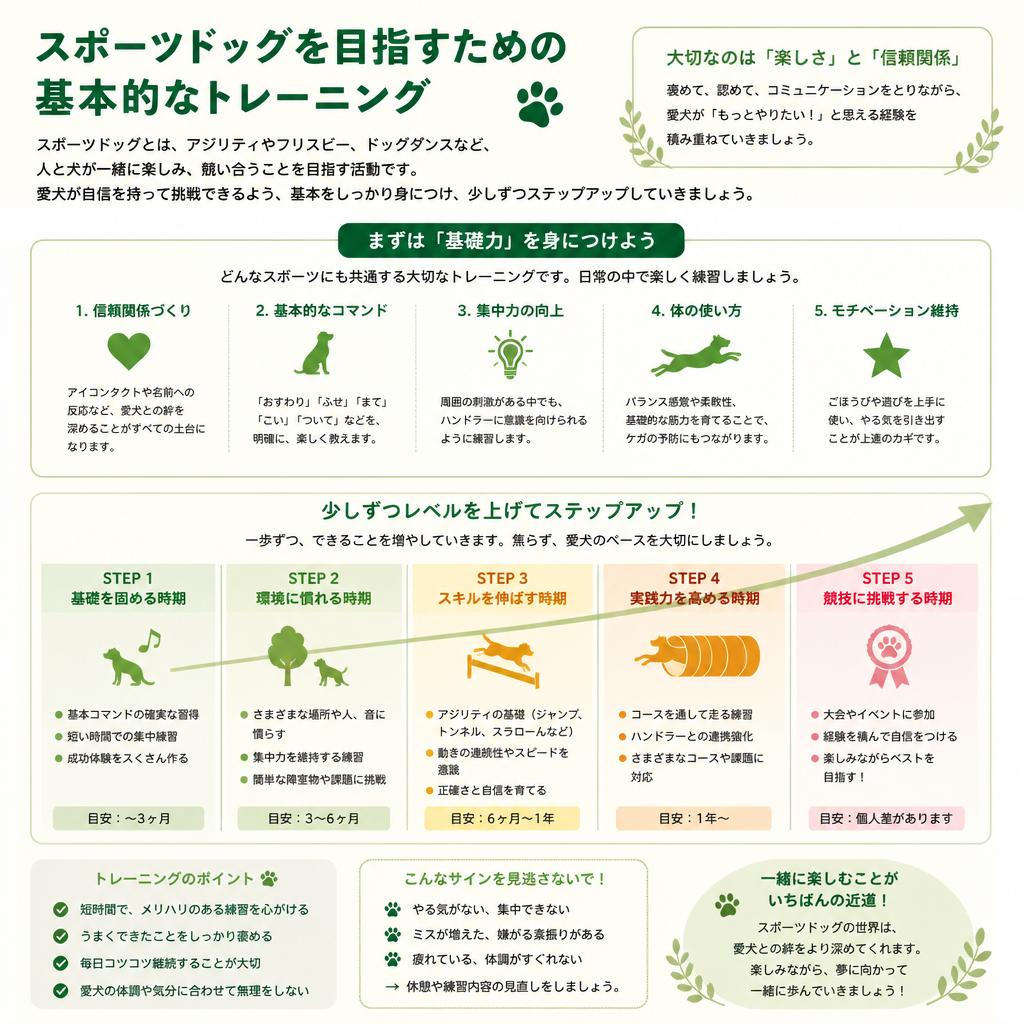 スポーツドッグへの第一歩