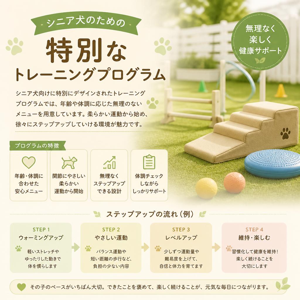 無理なく学べるトレーニングプログラム