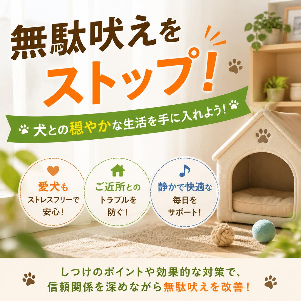 無駄吠え対策｜京都で犬のしつけならわんコレHOUSE