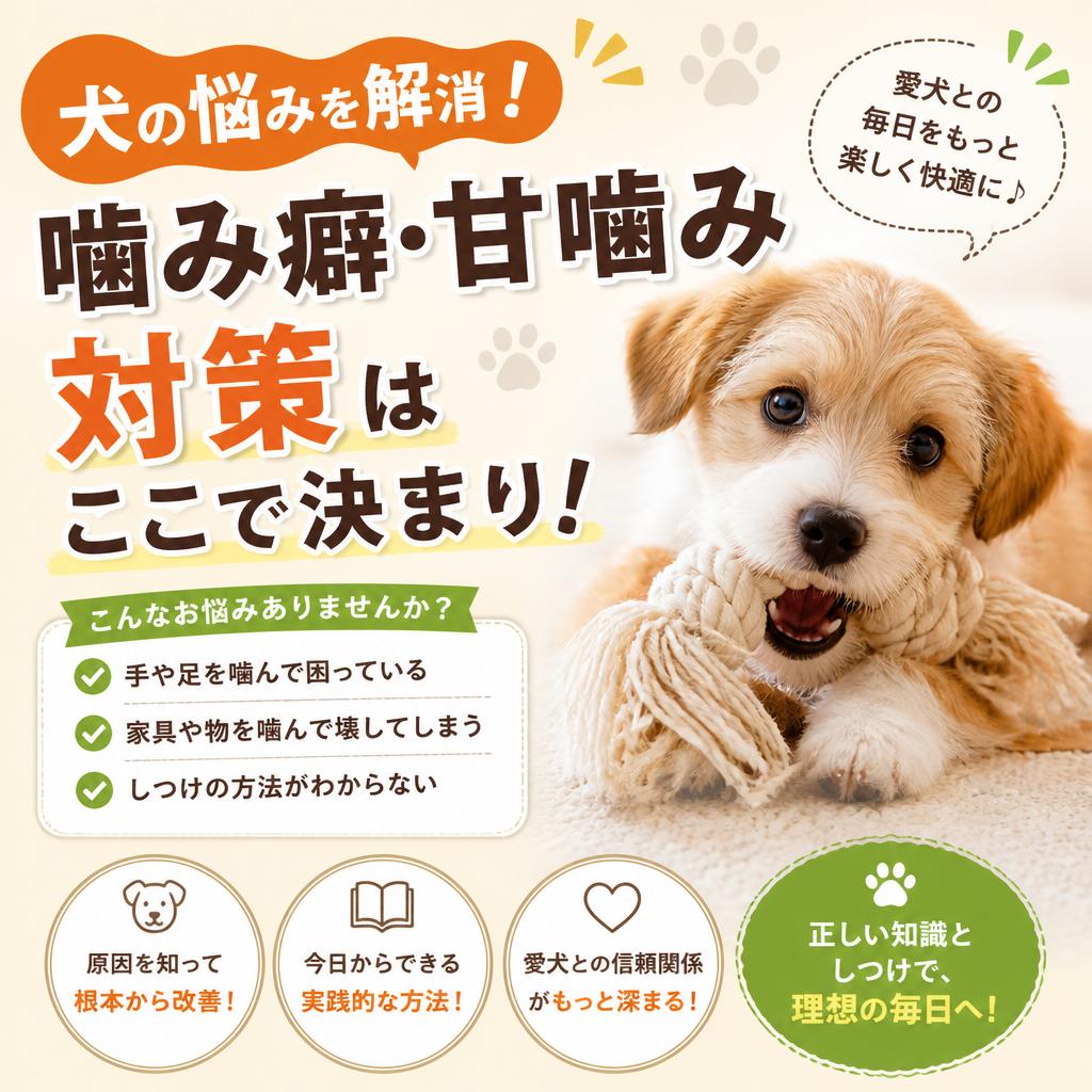 噛み癖・甘噛み対策｜京都で犬のしつけならわんコレHOUSE