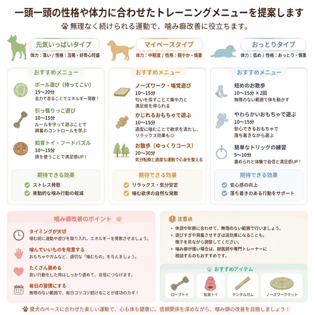 愛犬に合ったメニューの提案