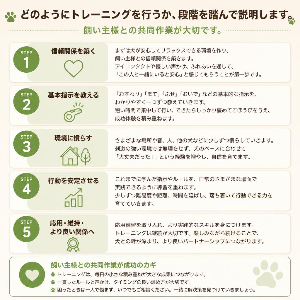 トレーニングの重要性とその流れ