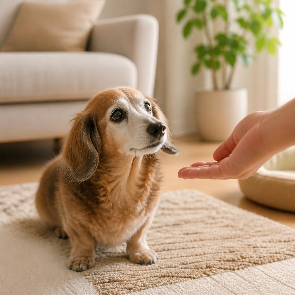 シニア犬向けのやさしいしつけ