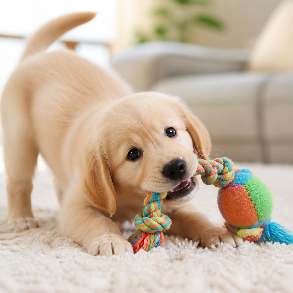 子犬のおもちゃ遊び・ちょうだいトレーニング｜京都で子犬のしつけならわんコレHOUSE