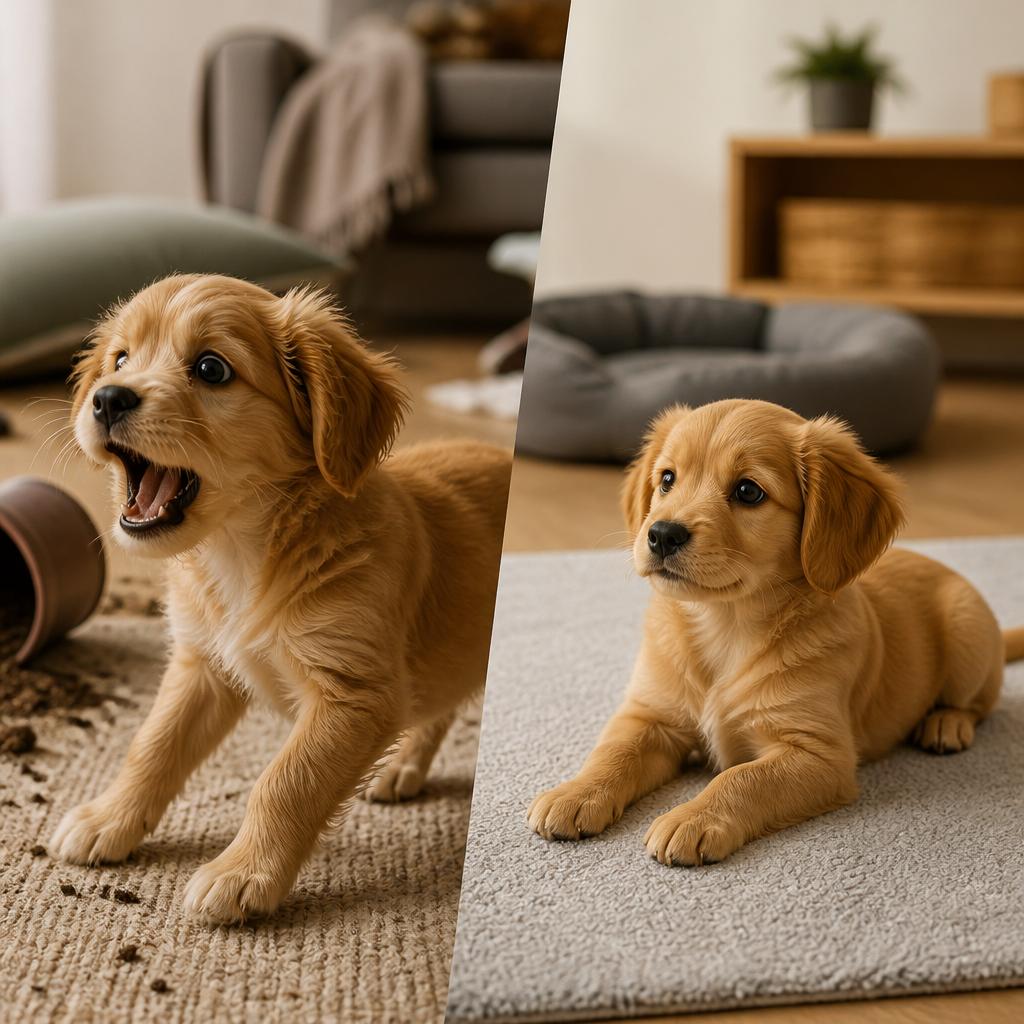 子犬が落ち着く理由
